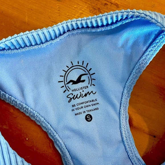 HOLLISTER | Women’s Lavender Ribbed Swim Top Size Small S - Picture 3 of 3